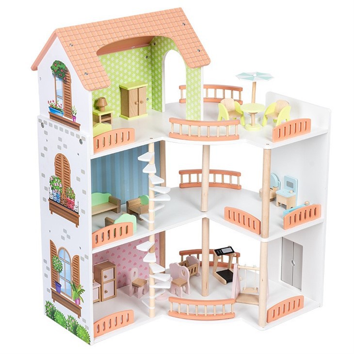 Wooden Doll House For Kid