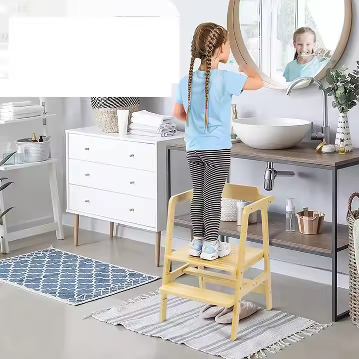 Wooden Toddler Chair Tower